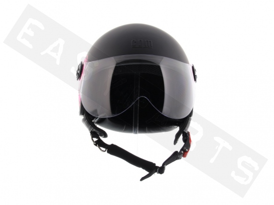 Helmet Demi Jet CGM 109S Shiny Matt Fluo Fuchsia (shaped visor)
